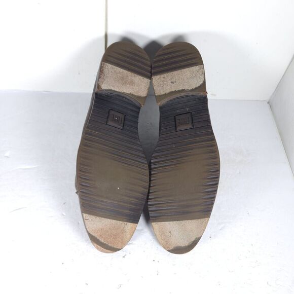Frye Men's US11,5 Brown Distressed Leather Lace-Up Cap Toe Oxford Shoes - Picture 10 of 16
